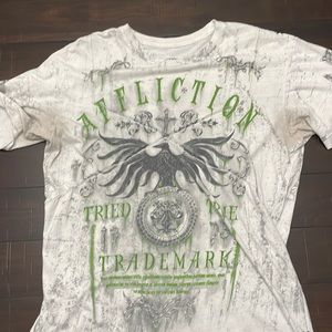Affliction Short Sleeve Tee Size Large